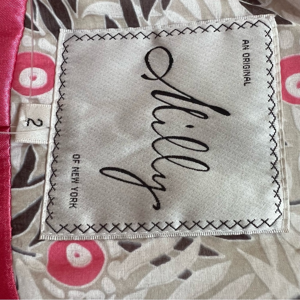 Milly of New York Pink Designer Vintage Style Light Coat Women’s Size 2 New $575 - Picture 3 of 16